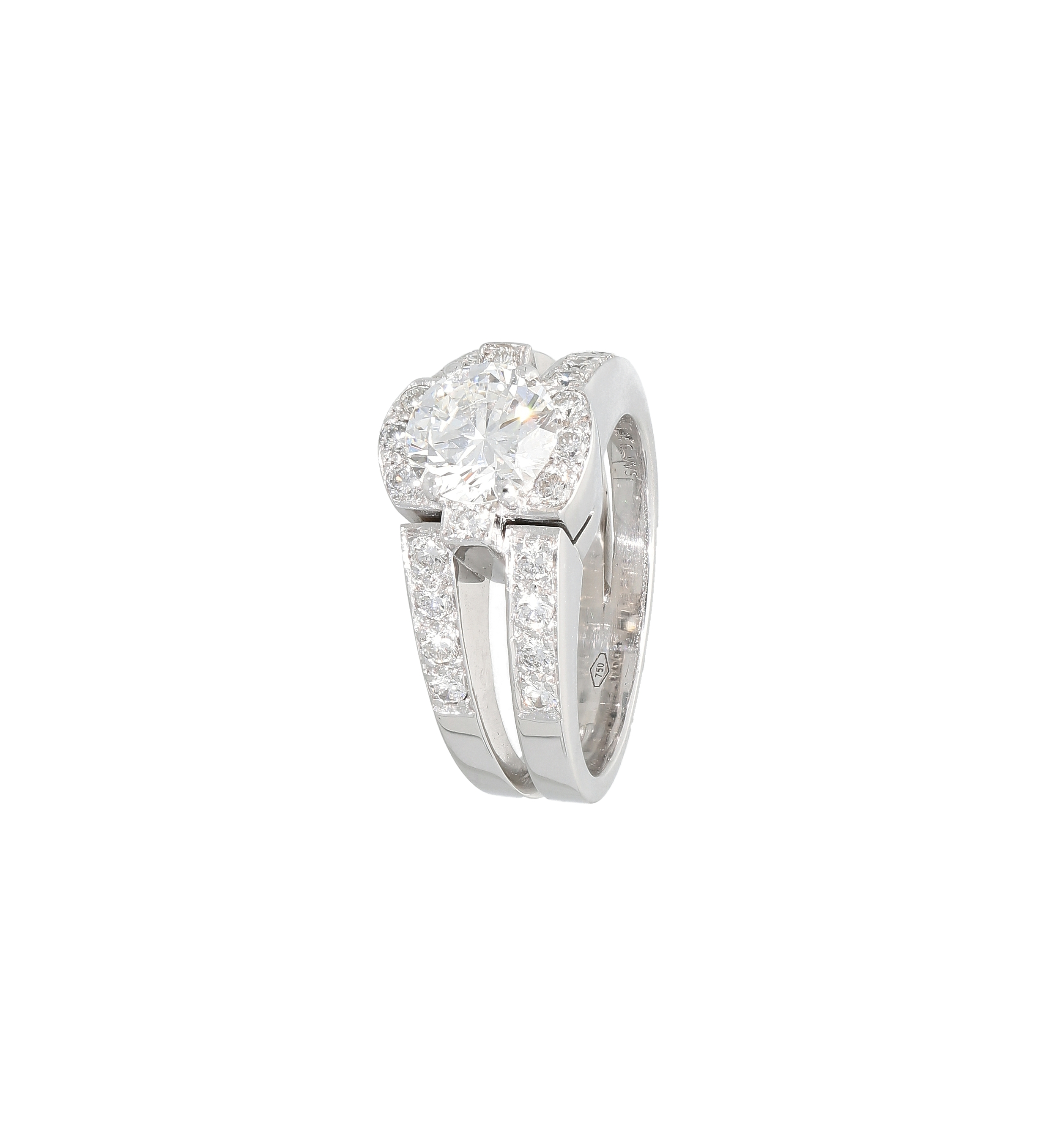 Exquisite Handmade Solitaire Ring with 1.34 ct Center Stone - Timeless Elegance in Every Detail