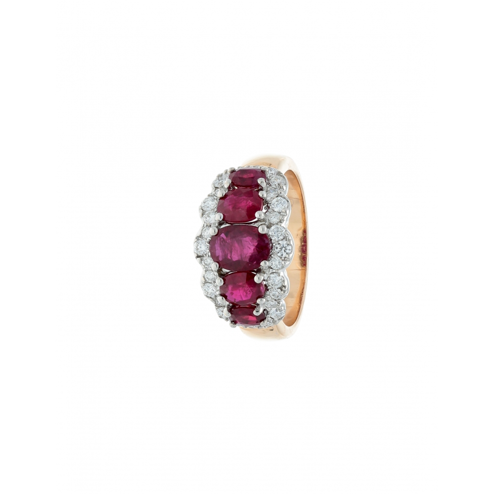 Oval-Cut Rubies and...